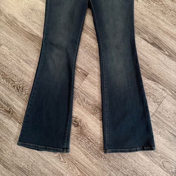 Pilcro Dark Wash Flare Jeans - Picture 2 of 8